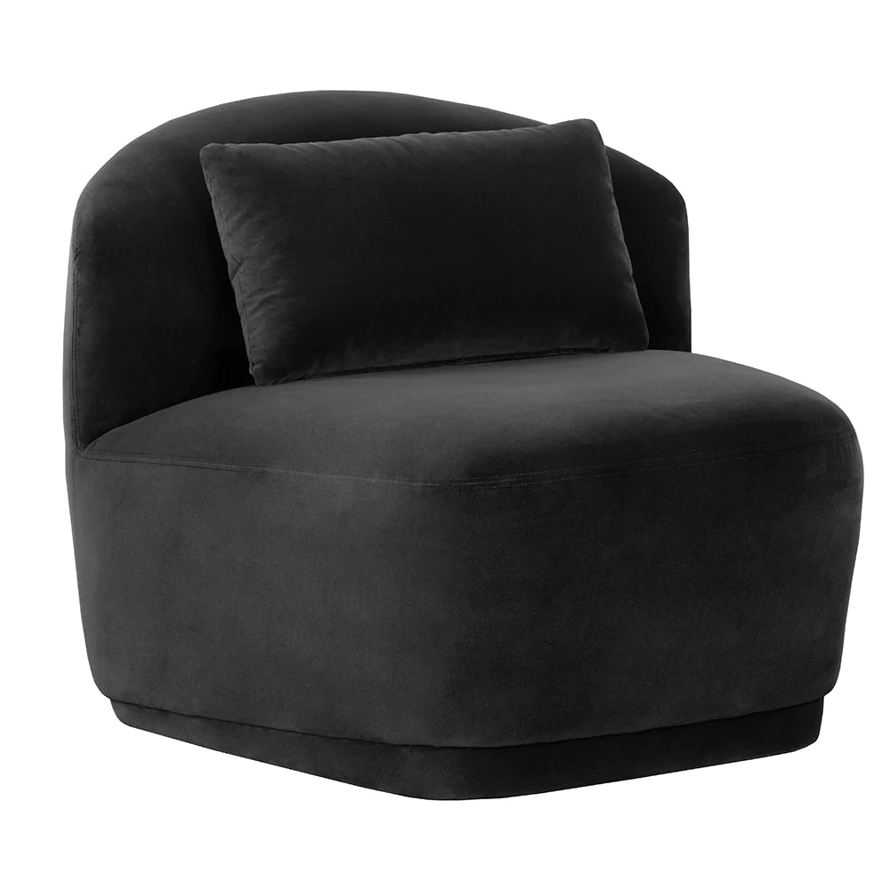 Soraya Swivel Armless Chair