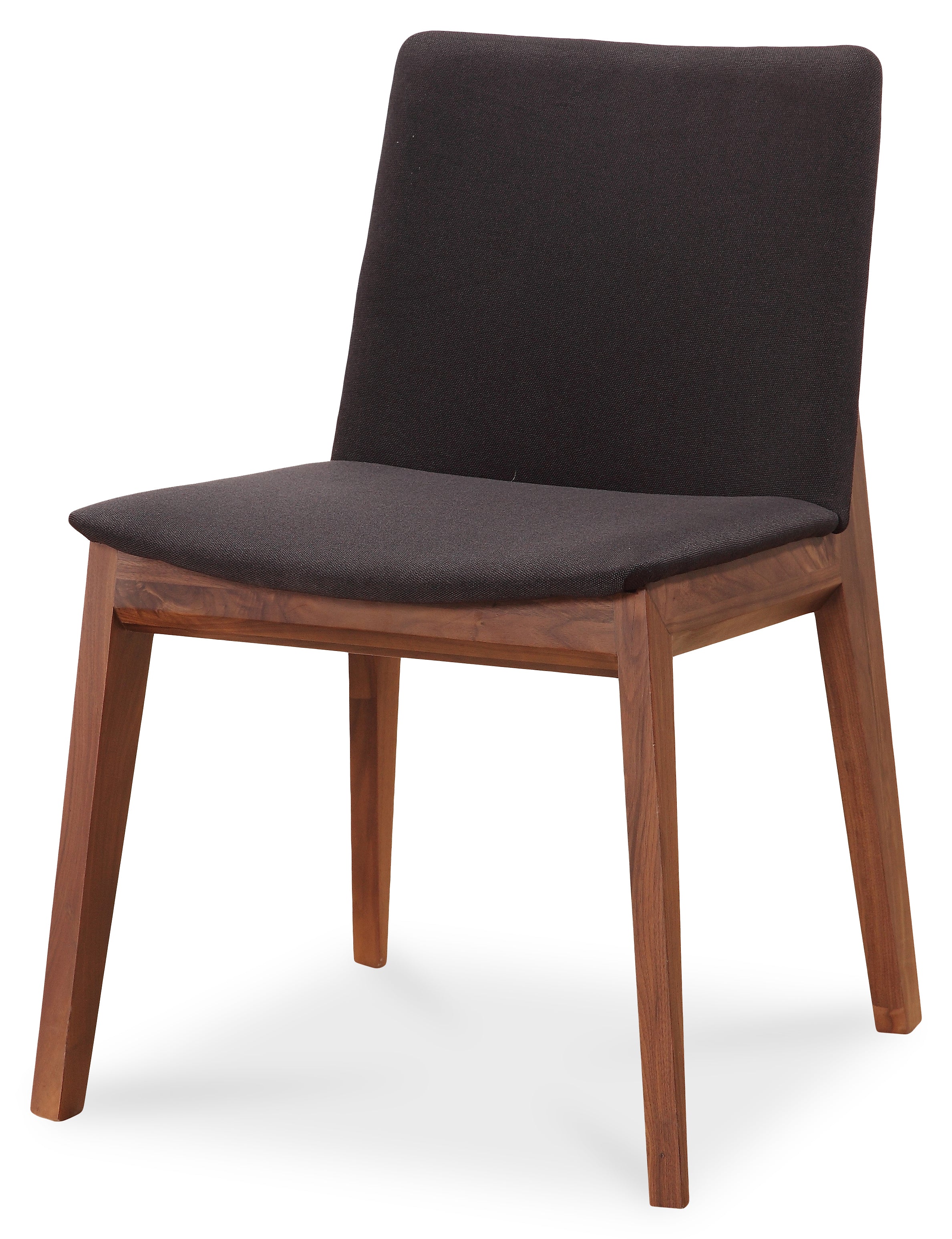 Deco Dining Chair Black Pvc-Set Of Two