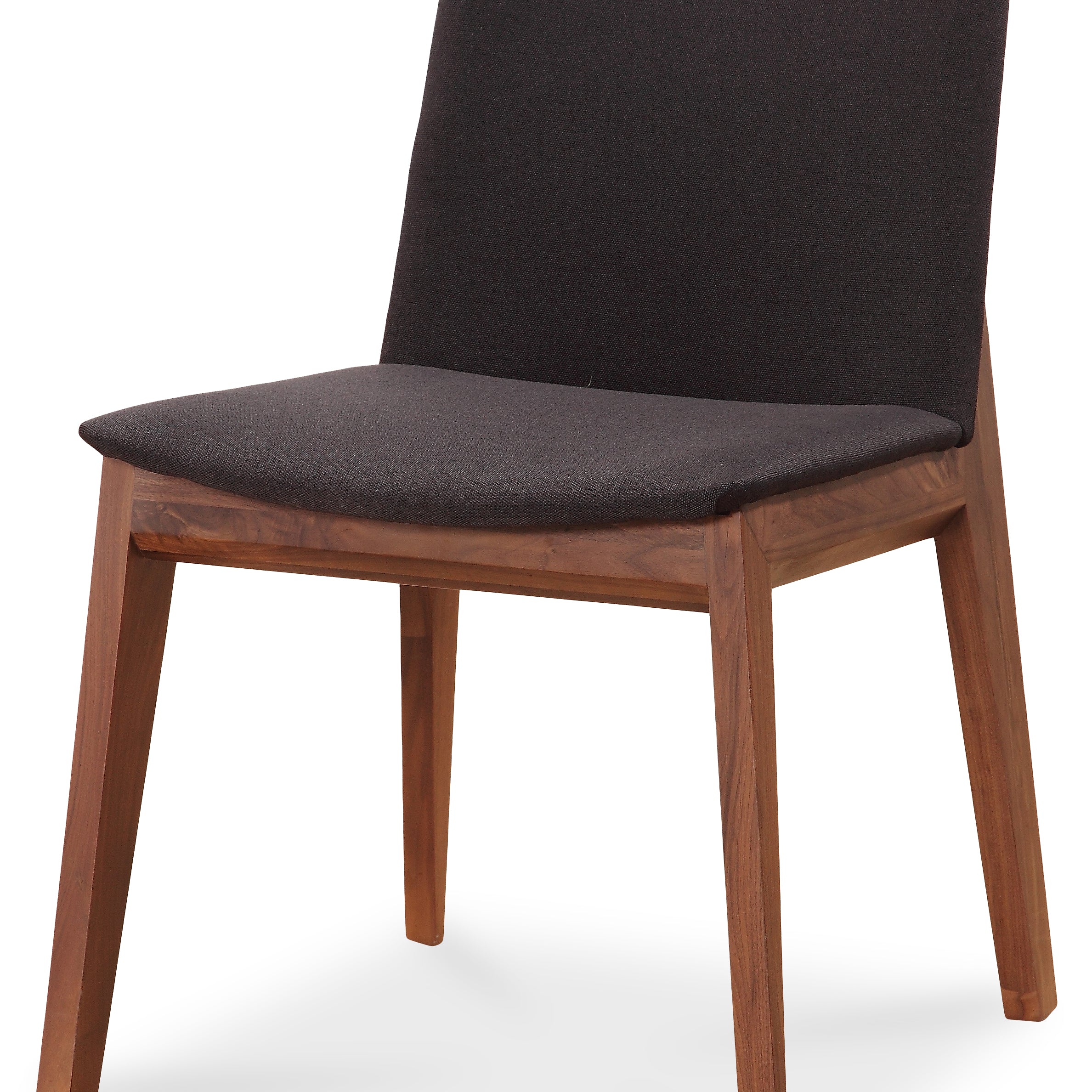 DECO DINING CHAIR BLACK PVC-SET OF TWO