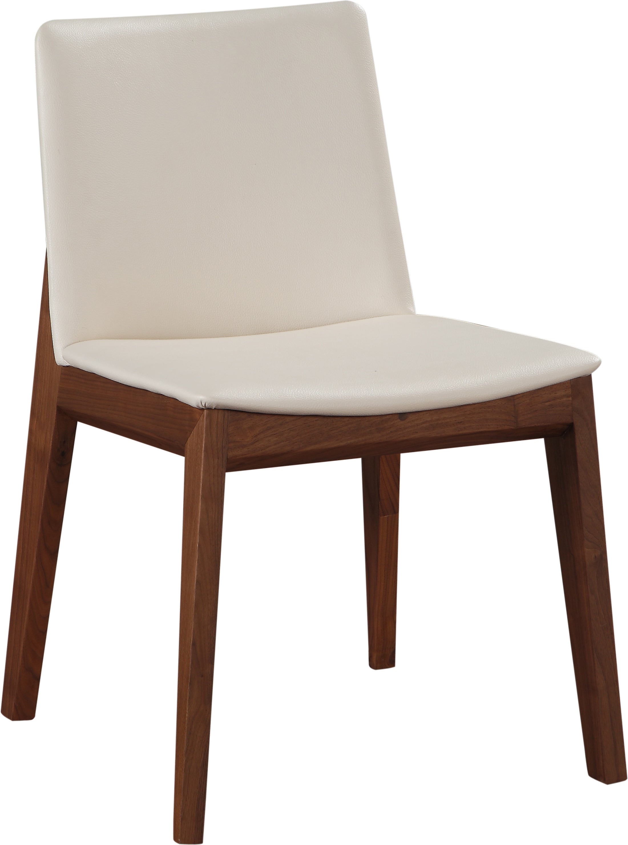 Deco Dining Chair Black Pvc-Set Of Two